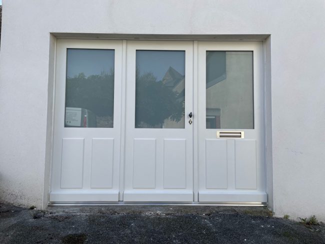 Réalisation d'une porte de garage à Vannes
